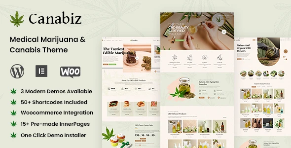 Canabiz – Marijuana WordPress Theme